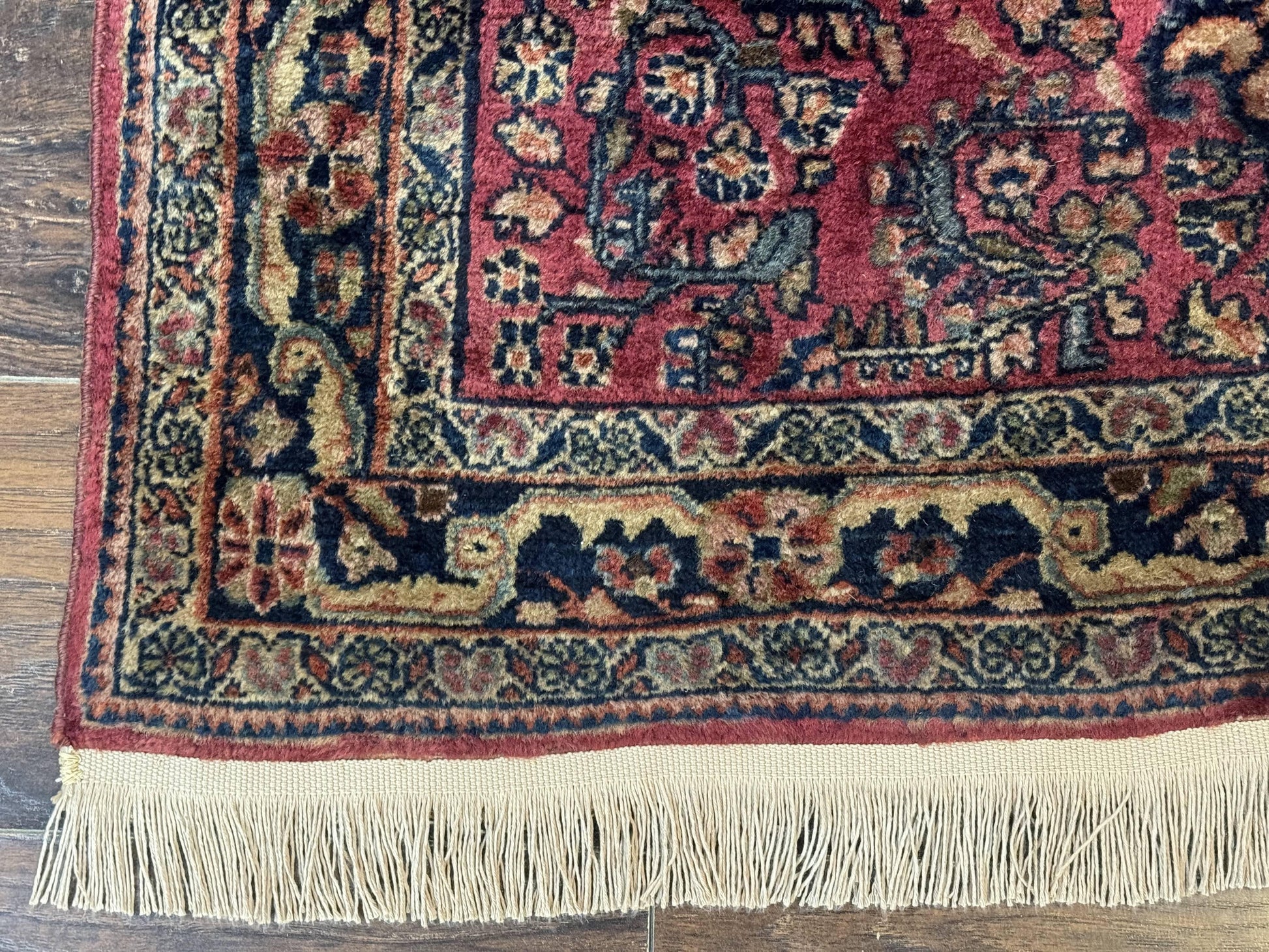 Persian Sarouk Rug 3x5, Antique Persian Carpet - Nuvé