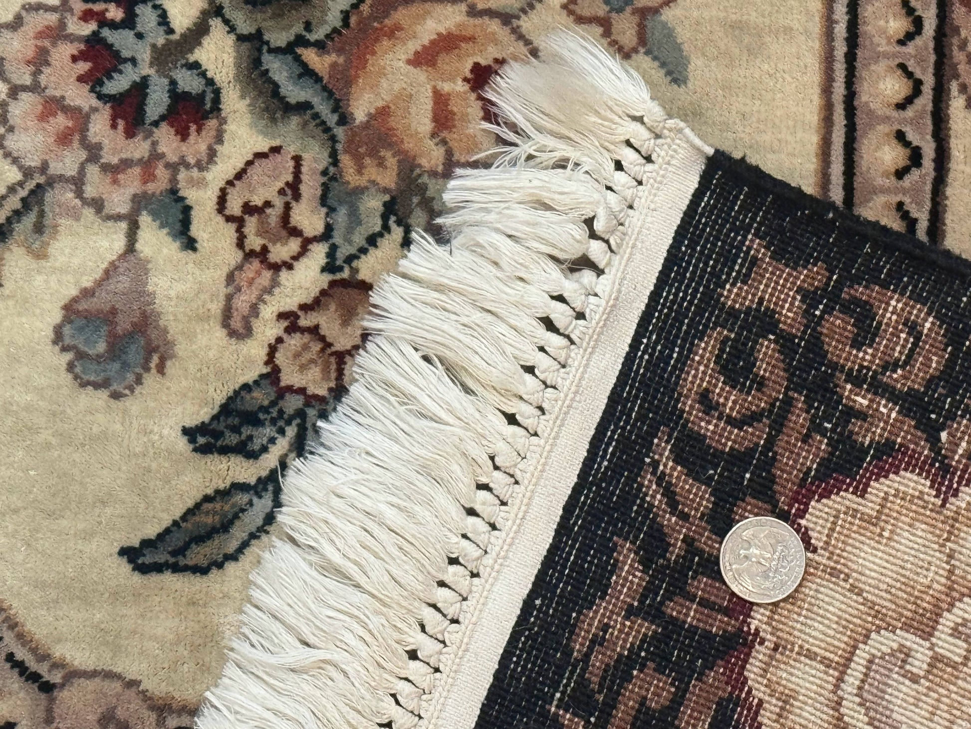 Aubusson Rug 6x9, European Design, Fine 170 KPSI, Elegant Carpet - Nuvé