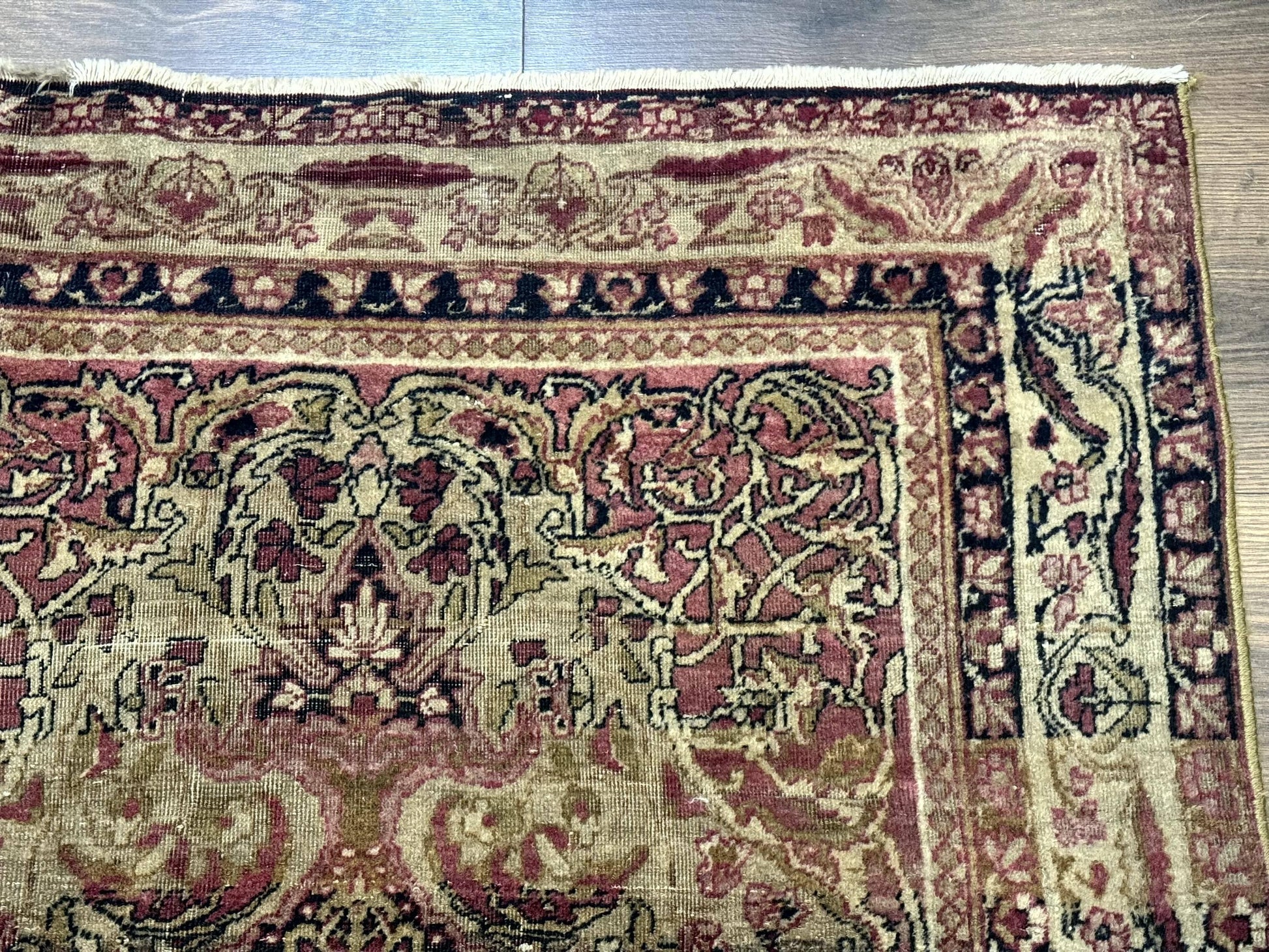 Antique Persian Lavar Rug 3x5, Persian Kerman Rug, Traditional Persian Carpet - Nuvé