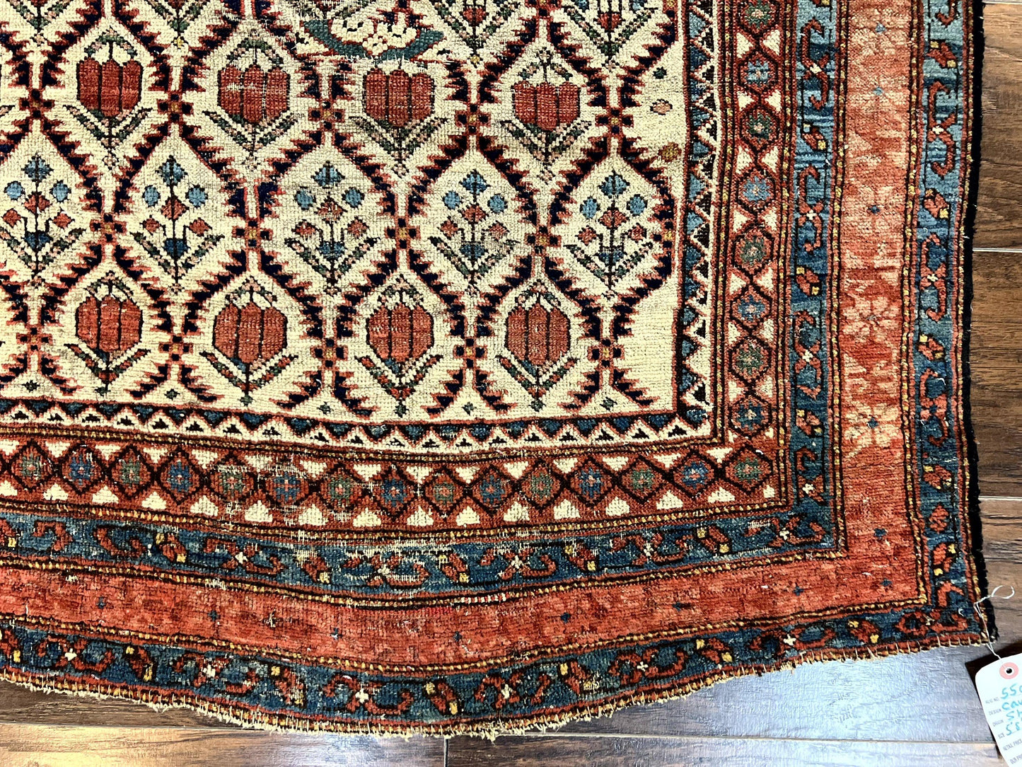 Antique Caucasian Rug 4x6, Hand Knotted Wool Carpet, Shirvan Rug - Nuvé