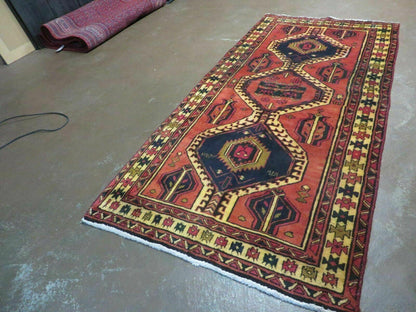 3' 4"X 7' Antique Handmade Turkish Wool Rug Organic #101 - Nuvé