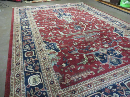 8' x 11' 7" Vintage Power Loomed Couristan European Wool Rug Belgium Forbes Nice - Nuvé