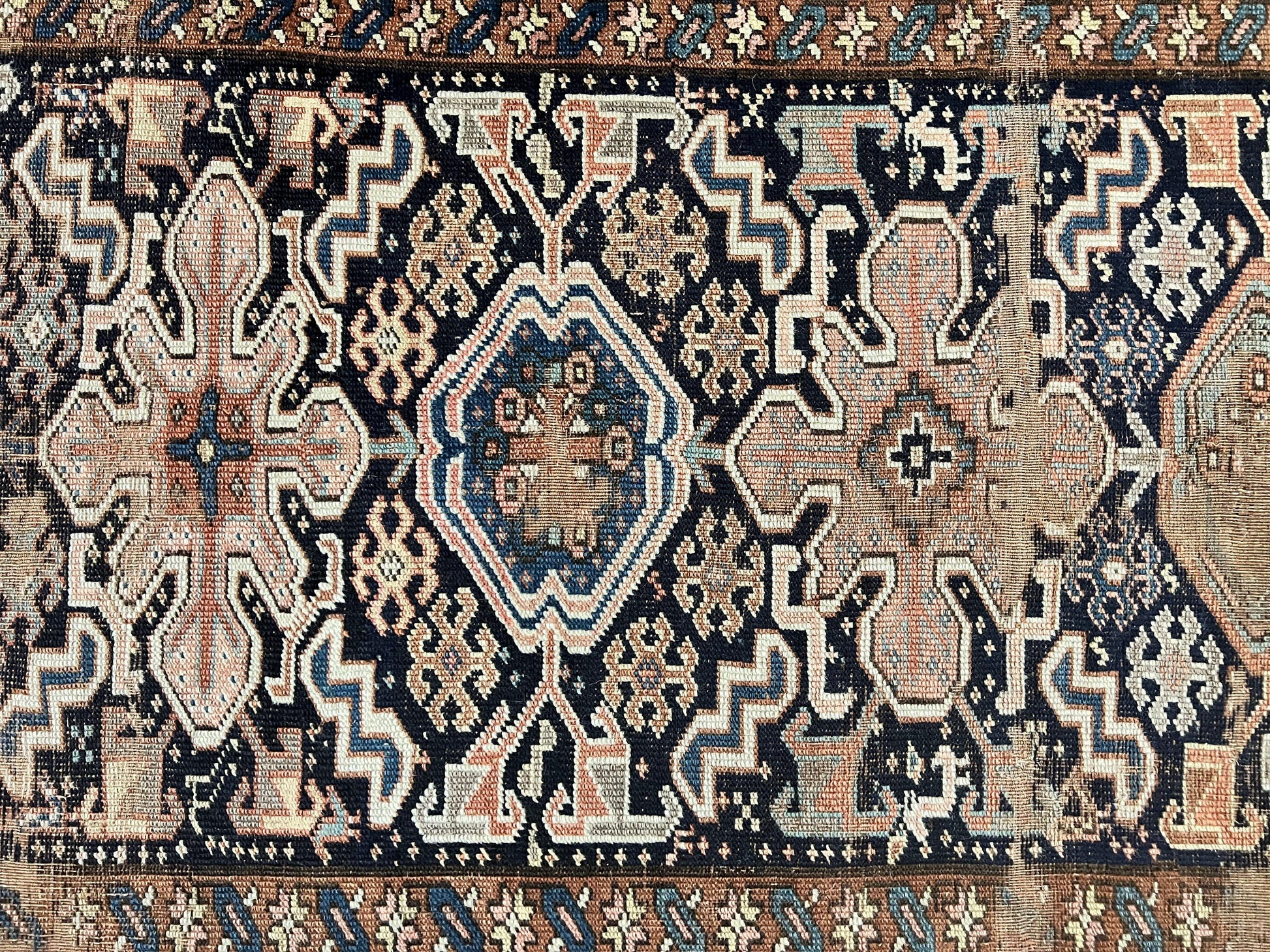 Antique Persian Tribal Runner Rug 4.6 x 9.8, Kurdish Runner, Rug for Hallway or Kitchen, 1920s Carpet, Wool Handmade Rug - Nuvé