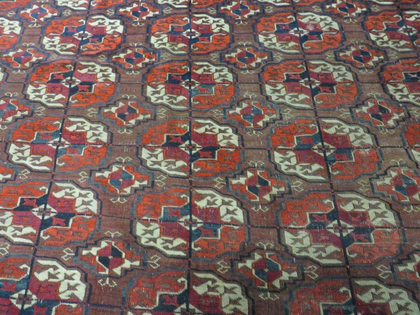 6' X 10' Antique Handmade Bokhara Turkoman Yamud Wool Rug Carpet NICE # 61 - Nuvé