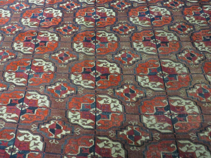 6' X 10' Antique Handmade Bokhara Turkoman Yamud Wool Rug Carpet NICE # 61 - Nuvé