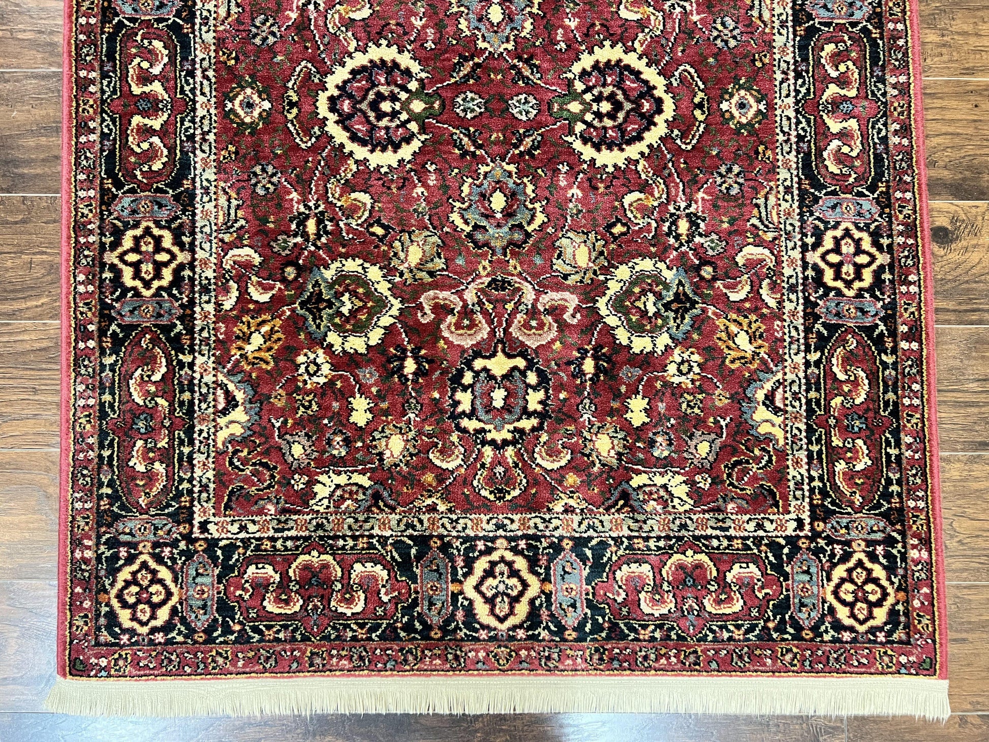 Karastan Rug 4x6, Williamsburg Herati #558, Wool Karastan Carpet, Vintage Karastan Persian Area Rug, Wool Pile - Nuvé