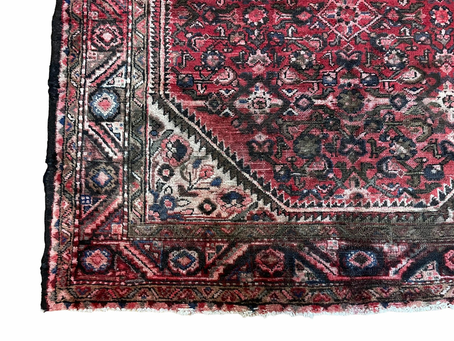 5.5 X 10 Antique Handmade Wool Tribal Gallery Rug All Over Red Runner Corridor - Nuvé