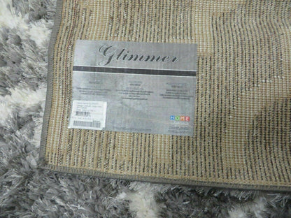 5' X 7' Modern Contemporary Israel Made Glimmer 205-45 Shag Rug Acrylic Bohemian Boho Home Décor - Nuvé