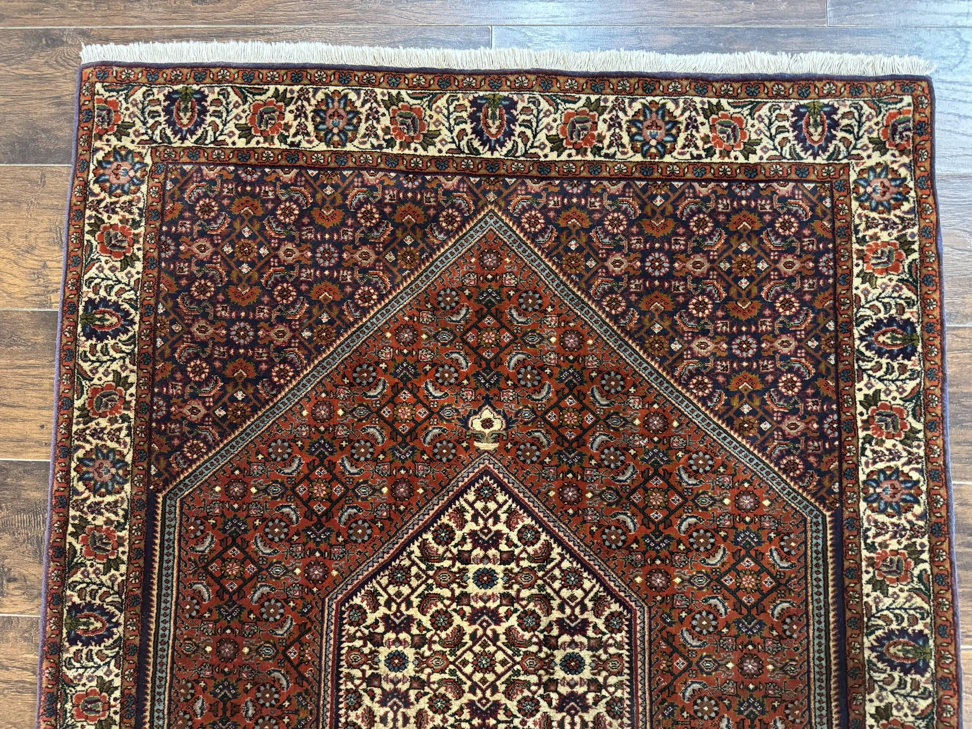 Persian Bidjar Rug 4x5, Fine 290 KPSI, Herati Pattern - Nuvé