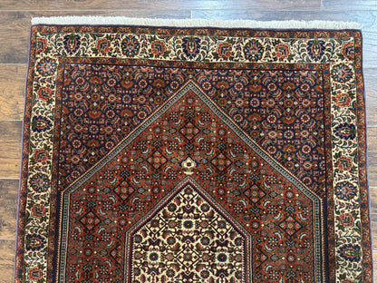 Persian Bidjar Rug 4x5, Fine 290 KPSI, Herati Pattern - Nuvé