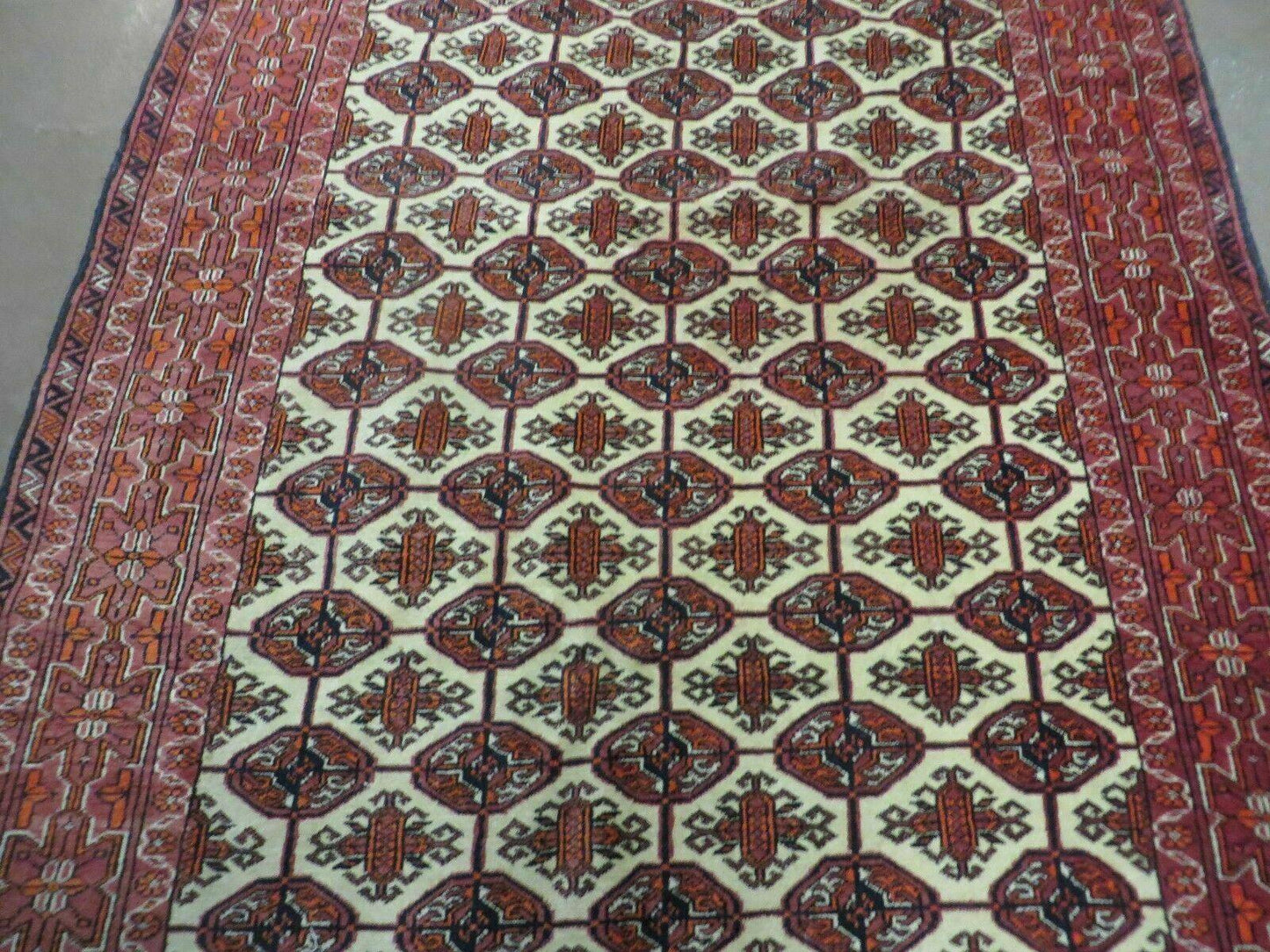 4' X 6' Handmade Finely Knotted Pakistan Turkoman Bokhara Wool Rug Nice - Nuvé
