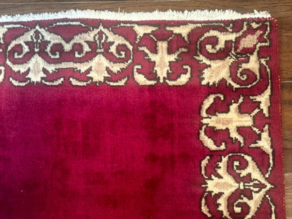 Red Persian Kerman Runner Rug 3x16 - Nuvé