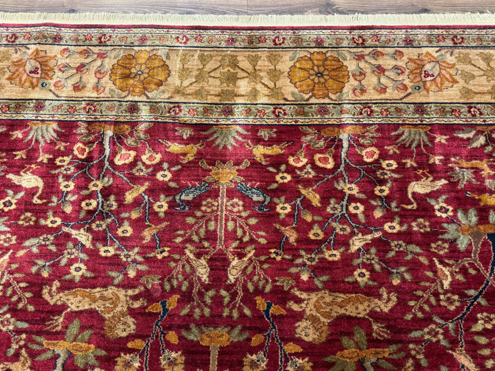 Karastan Rug 8.8 x 10, Antique Legends Emperor's Hunt 2200-204, Wool Vintage Discontinued Karastan - Nuvé