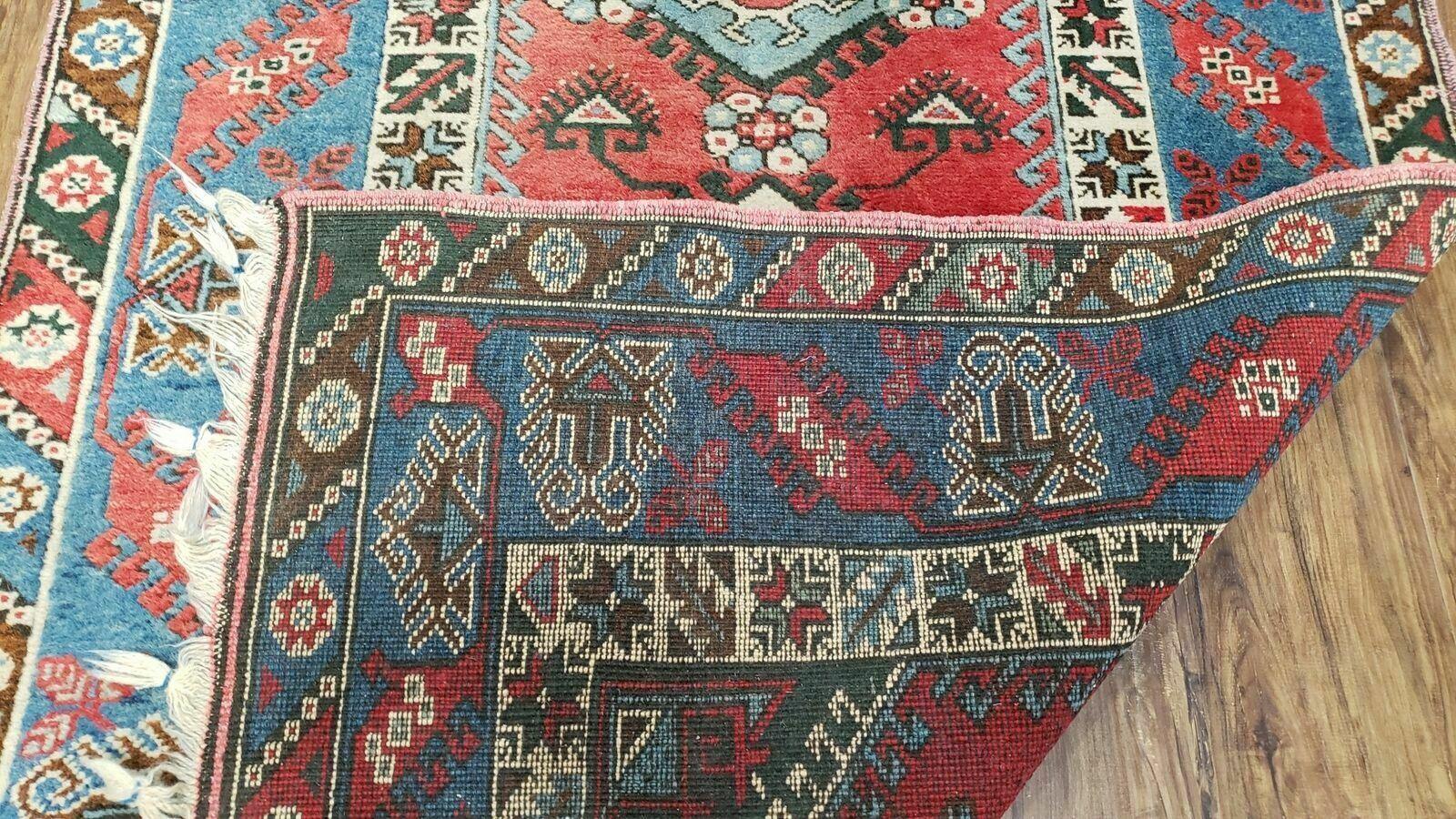 4' X 6' Handmade Turkish Super Kazak Shirvan Wool Rug Colorful - Nuvé