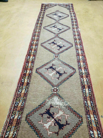 Persian Sarab Runner 2 x 11, Antique Tribal Persian Runner Rug - Nuvé