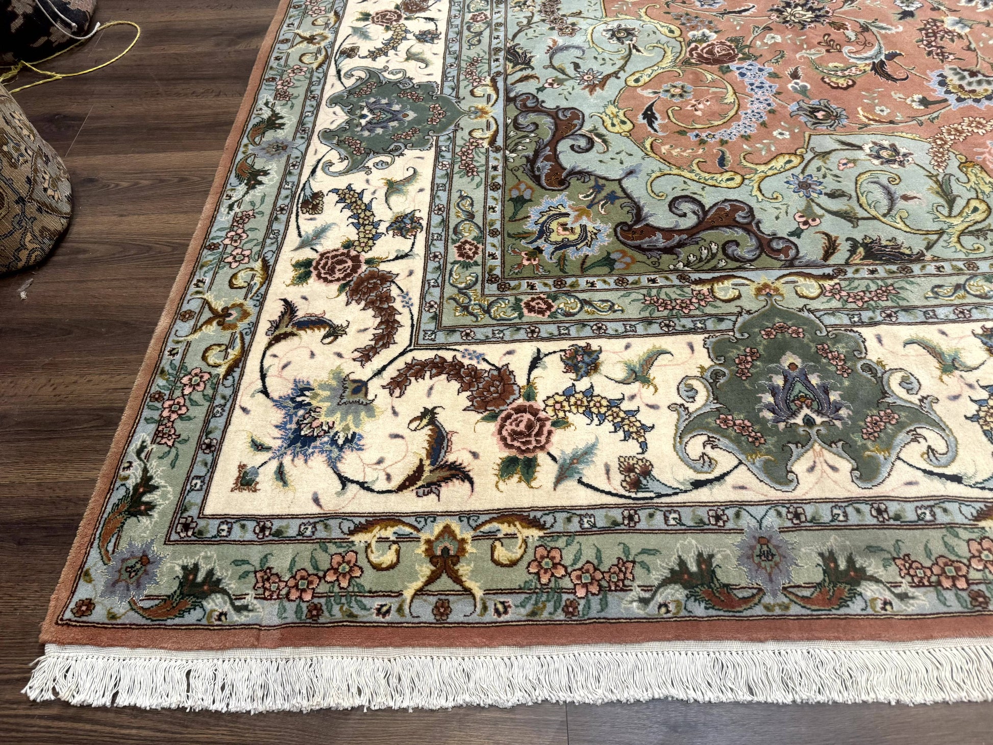 Palace Size Persian Tabriz Rug 12x17, Medallion Carpet, Fine 250 KPSI, Stunning - Nuvé