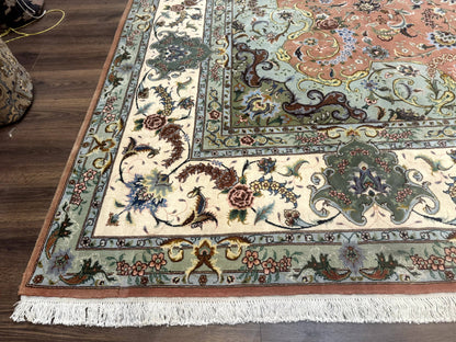 Palace Size Persian Tabriz Rug 12x17, Medallion Carpet, Fine 250 KPSI, Stunning - Nuvé