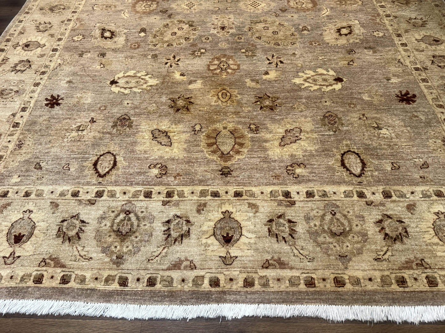 Pakistani Peshawar Rug 8x11, Indo Persian Mahal Carpet, Traditional Wool Oriental Rug - Nuvé