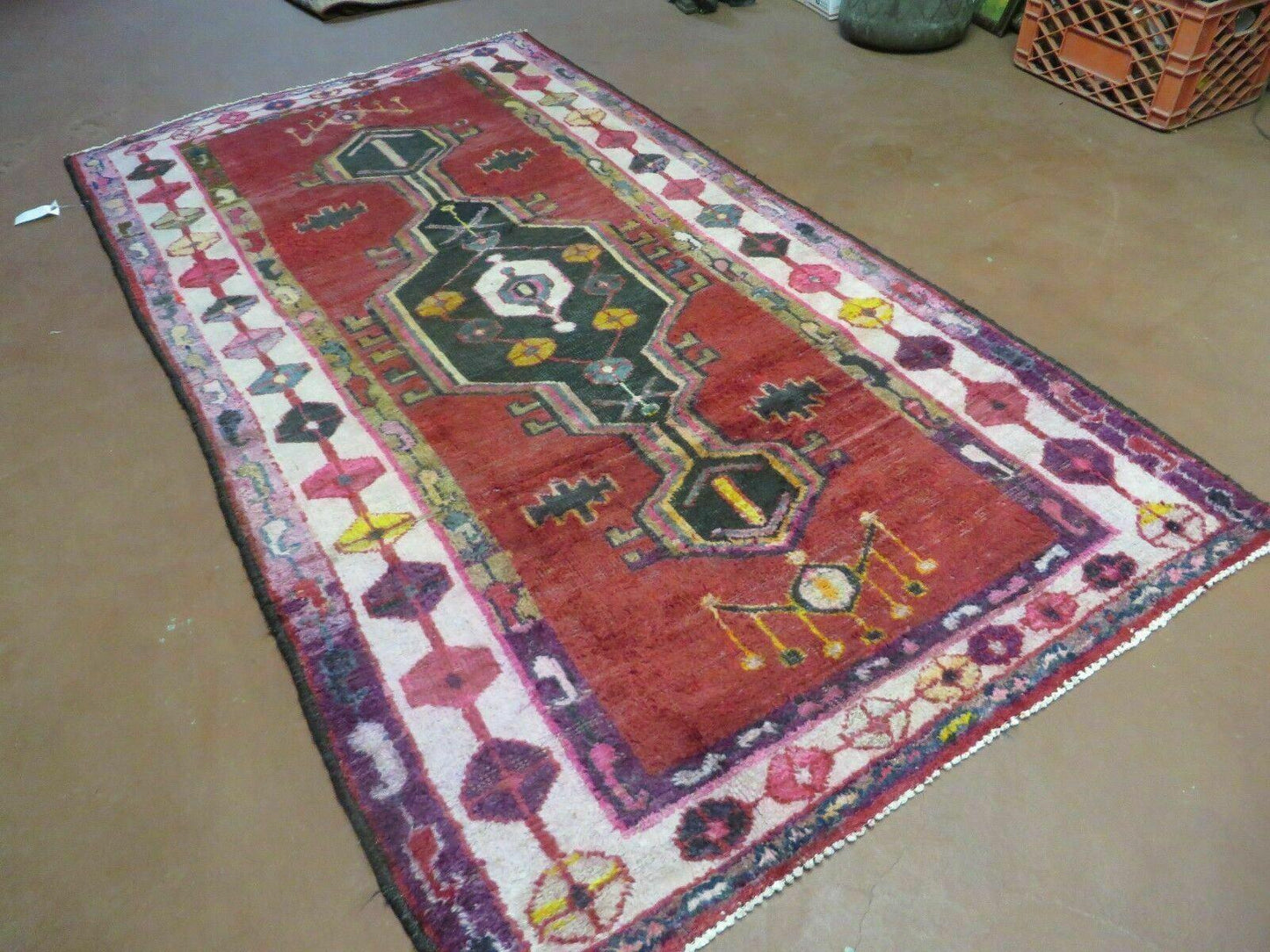 4' X 8' Antique Handmade Turkish Caucasian Kazak Design Wool Rug Veg Dyes Nice - Nuvé