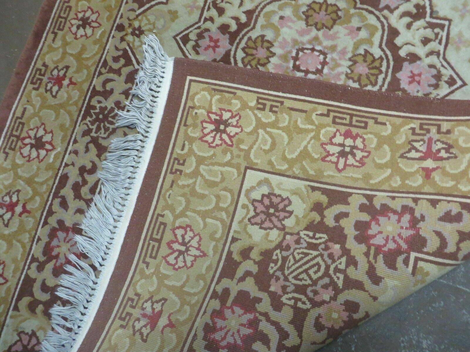 Vintage Chinese Wool Rug 4x6 - Nuvé