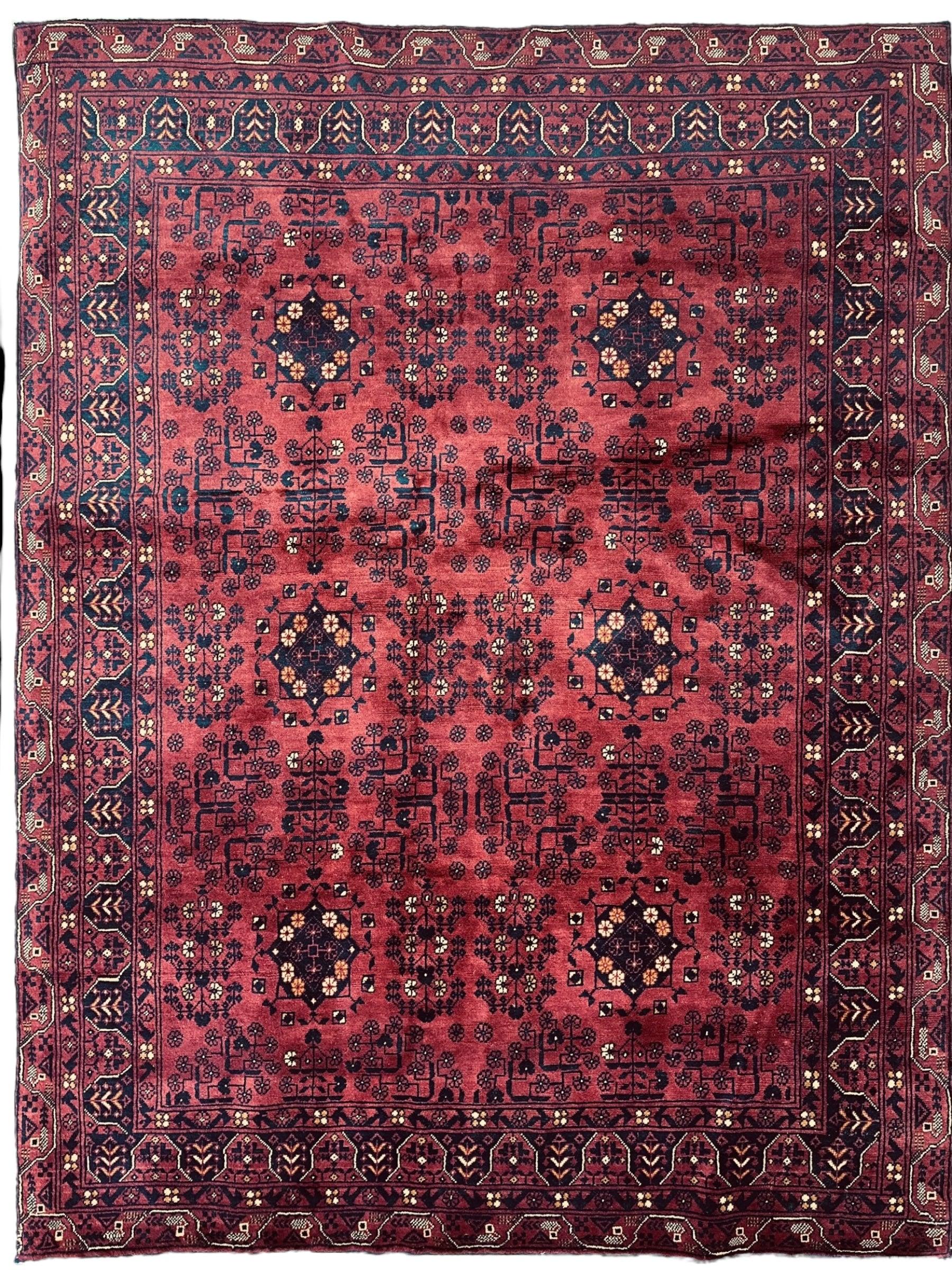 Afghani Area Rug I Turkoman Khal Mohammadi 4’9” x 6’2” - Nuvé