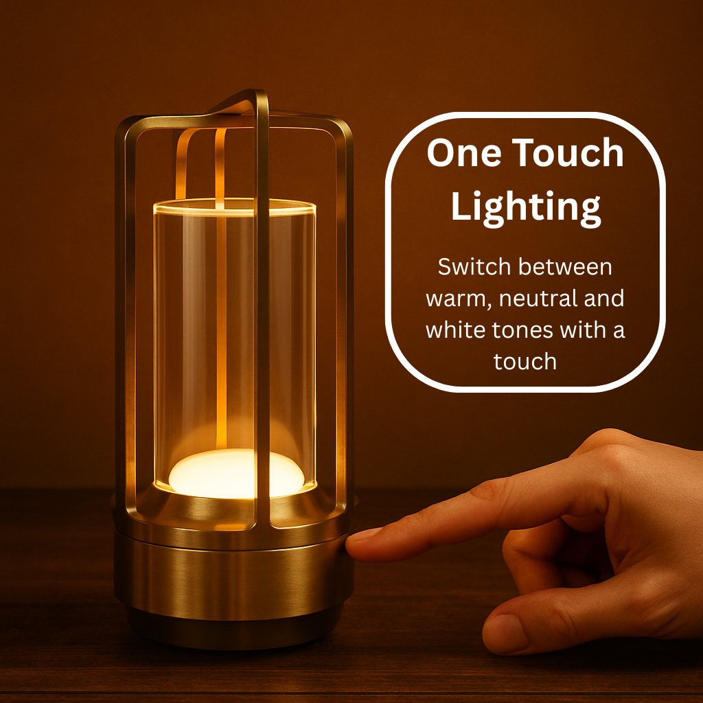 Nuvé® Luma Zen skincare device with sleek design, shown turned on with illuminated controls and smooth surface.