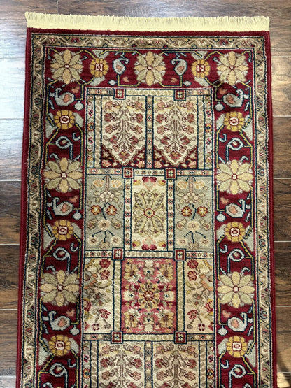 Karastan Runner Rug 2.6 x 8.6, Antique Legends Bakhtiari 2200, Vintage Wool Karastan Runner Rug, Panel Design - Nuvé