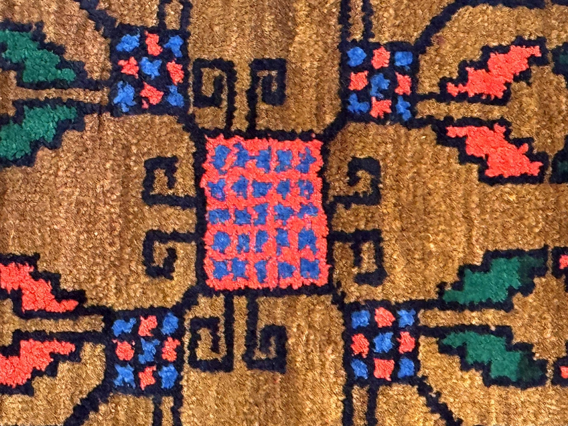 Small Persian Baluchi Rug, Tribal Rug, Brown, Multicolor - Nuvé