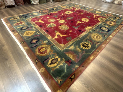 Tufenkian Rug 8x10, Tibetan Room Sized Carpet, Soft Thick Wool Pile - Nuvé