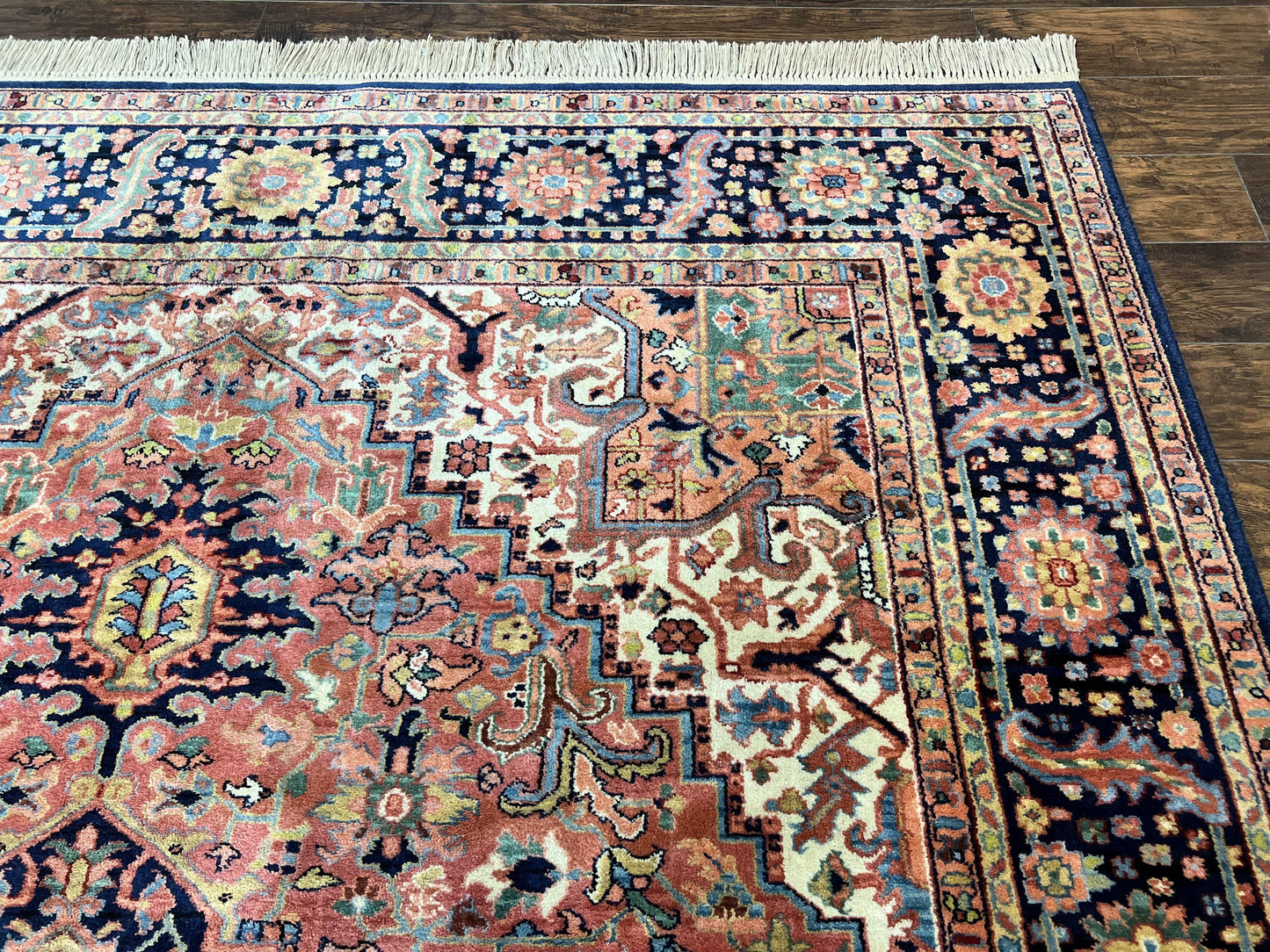 Karastan Rug 8.8 x 12, Karastan Heriz #726, Wool Pile Karastan Area Rug, Rare Hard to Find, Original 700 Series - Nuvé