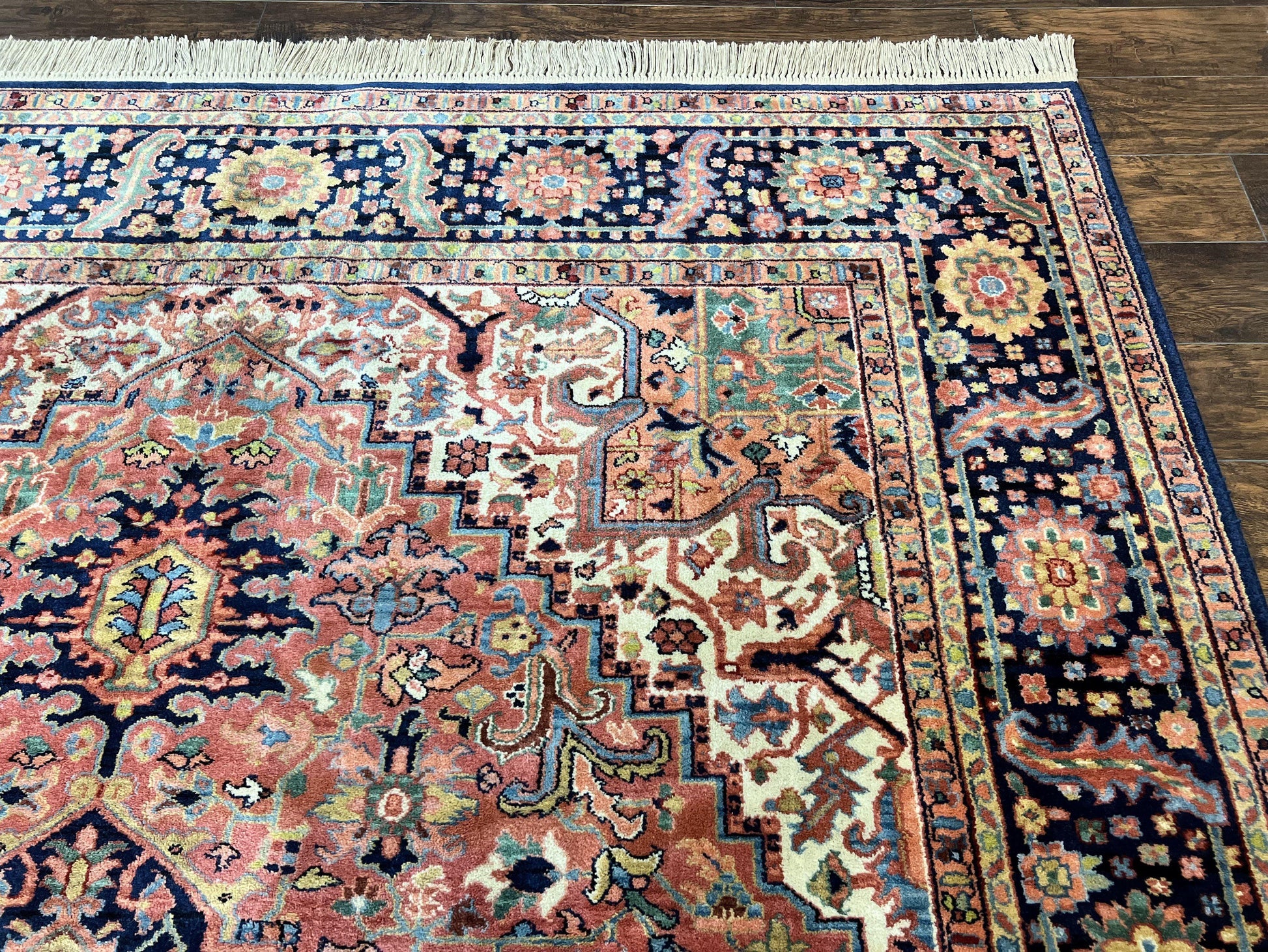 Karastan Rug 8.8 x 12, Karastan Heriz #726, Wool Pile Karastan Area Rug, Rare Hard to Find, Original 700 Series - Nuvé