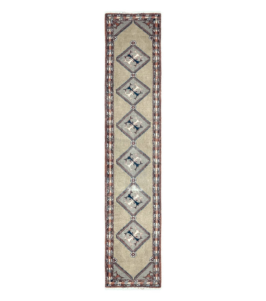 Persian Sarab Runner 2 x 11, Antique Tribal Persian Runner Rug
