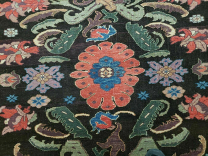 4' 5" X 16' 1" Antique Karabagh Caucasian Rug Handmade Wool Carpet Organic Dye - Nuvé