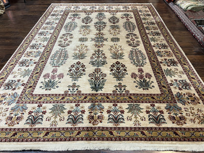 Karastan Rug 8.8 x 12, Ashara Amritsar #549, Oatmeal Color, Wool Pile Karastan Carpet, Discontinued Karastan Area Rug, Decorative - Nuvé