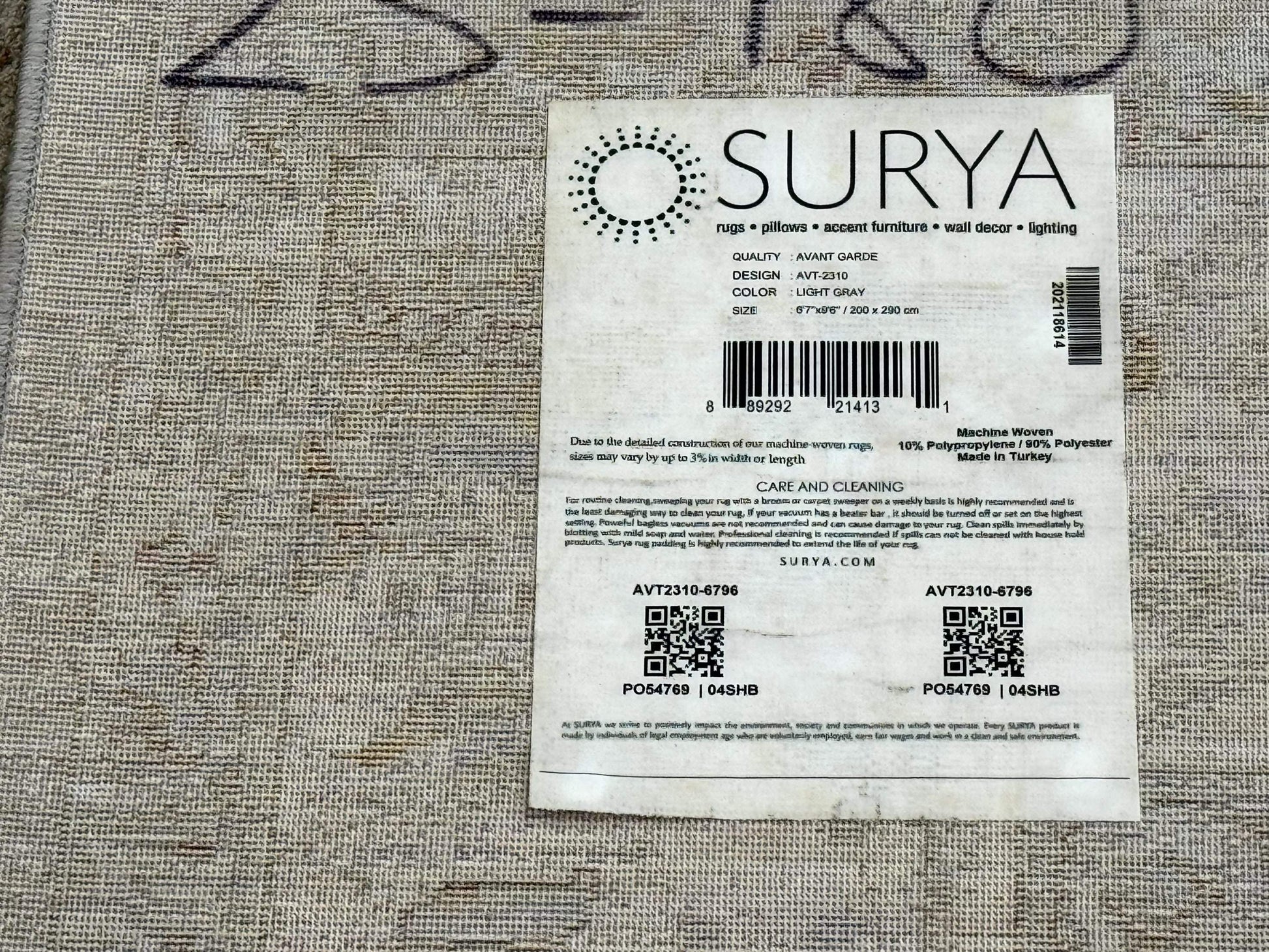Modern Turkish Oushak Rug 7x9, Netural Colors - Nuvé