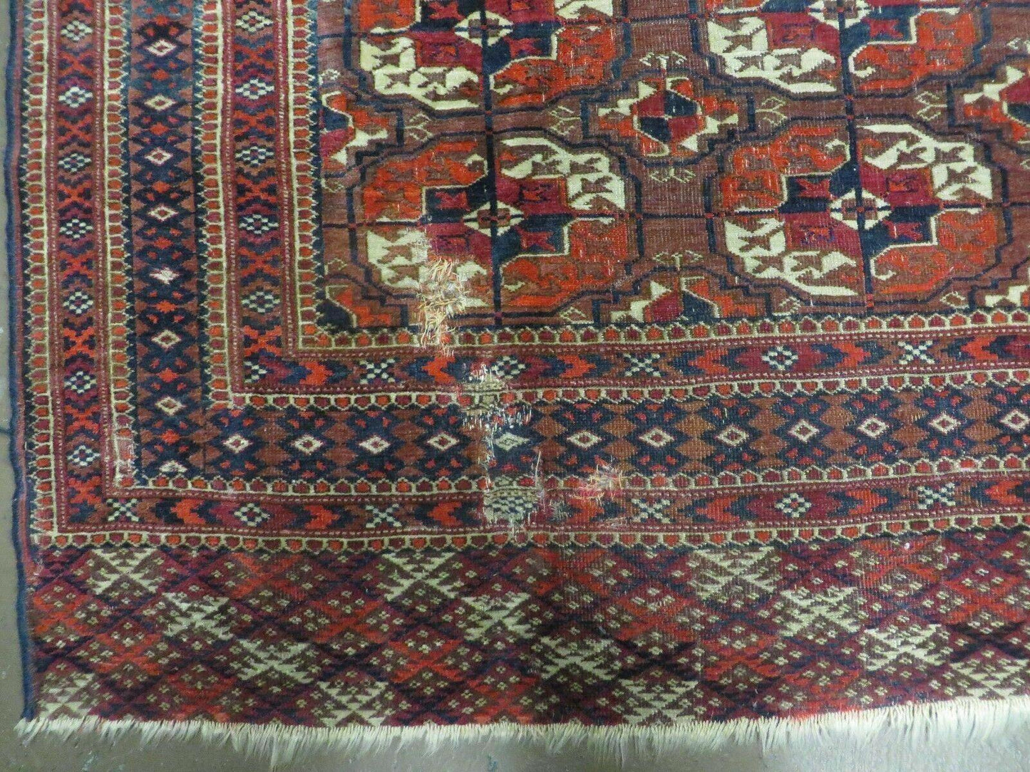 6' X 10' Antique Handmade Bokhara Turkoman Yamud Wool Rug Carpet NICE # 61 - Nuvé