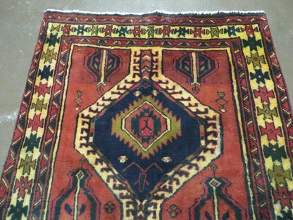 3' 4"X 7' Antique Handmade Turkish Wool Rug Organic #101 - Nuvé