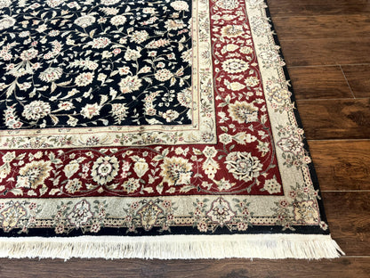 Black Pak Persian Rug 8x10, Floral Allover - Nuvé
