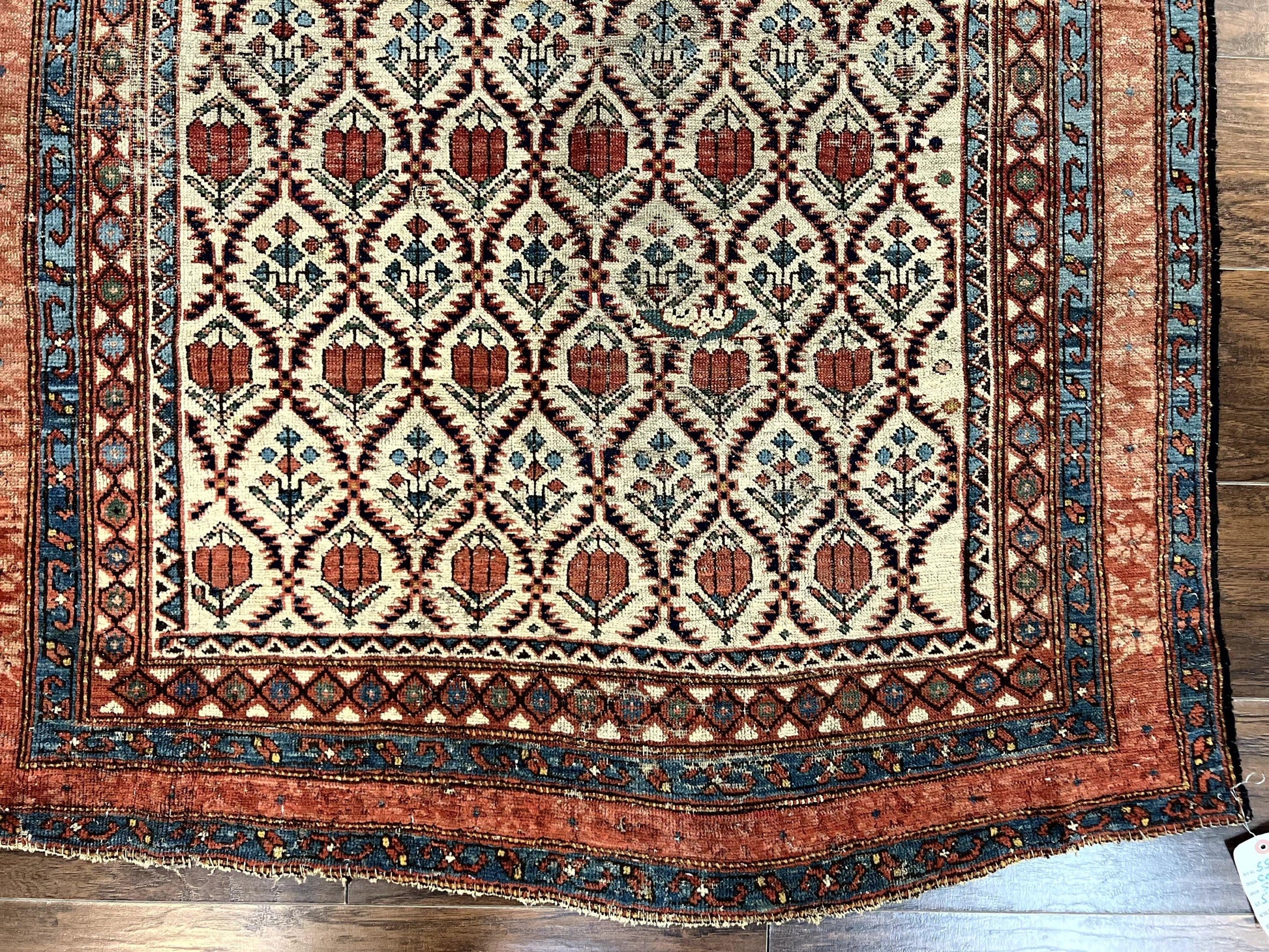 Antique Caucasian Rug 4x6, Hand Knotted Wool Carpet, Shirvan Rug - Nuvé