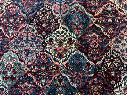 Multicolor Panel Kirman Rug 8x11 - Nuvé