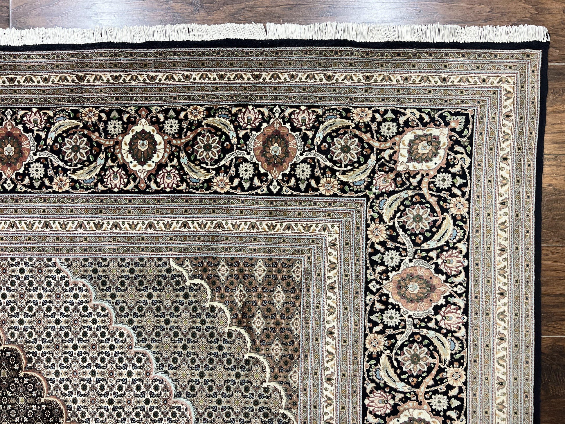Exquisite Persian Tabriz Rug - 10x13, 400 KPSI, Herati Pattern - Nuvé