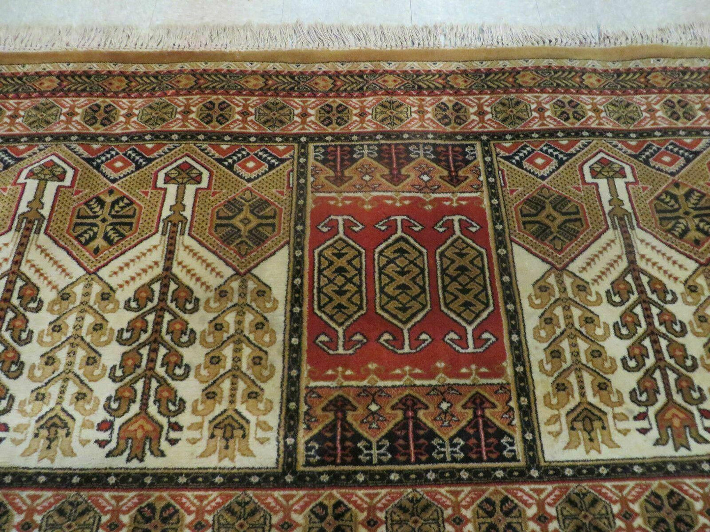 Couristan Rug 10x14, Large Belgium Power Loomed Wool Carpet 10 x 14 ft, Brown Tan Cream Oriental Rug, Living Room Rug, Large Area Rug - Nuvé