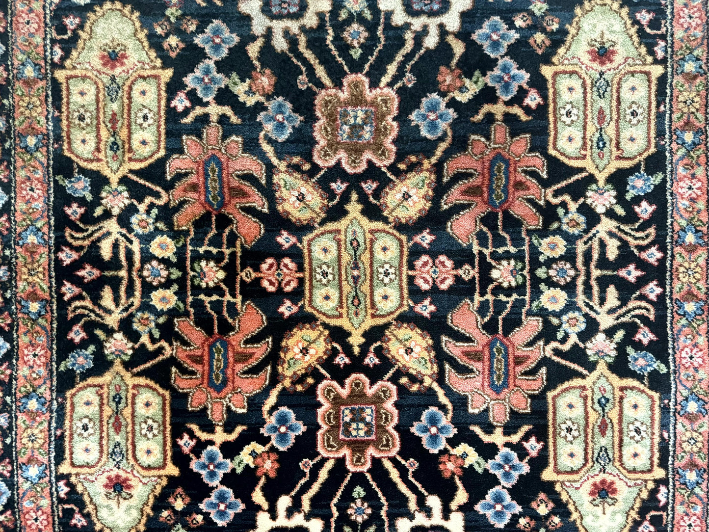 Karastan Rug 5.9 x 8.6, Chahar Mahal #604, Wool Vintage Discontinued Karastan Carpet - Nuvé