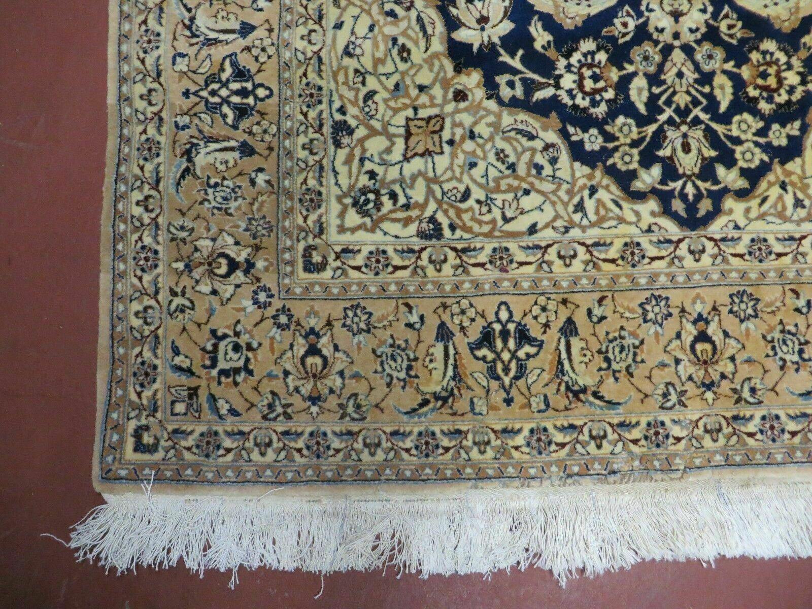 4' X 6' Handmade Ultra Fine India Floral Oriental Wool Silk Rug Hand Knotted - Nuvé