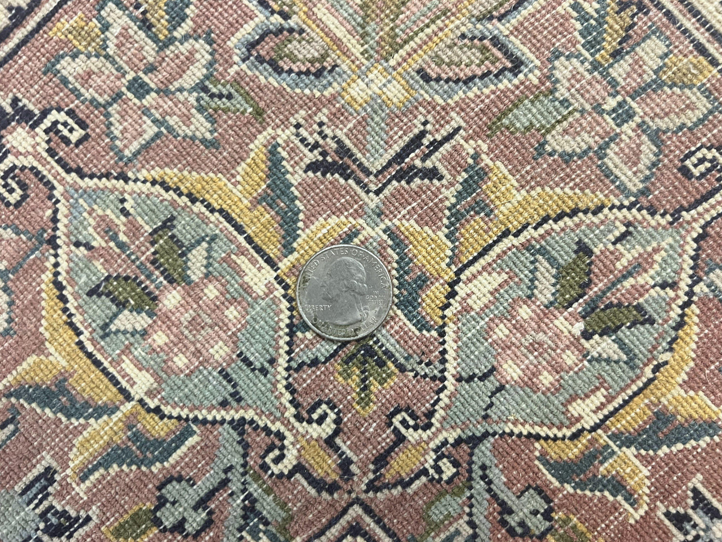 Pak Persian Rug 5x8, Handmade Wool Oriental Carpet, Vintage Rug, Floral Allover, Very Fine 320 KPSI - Nuvé