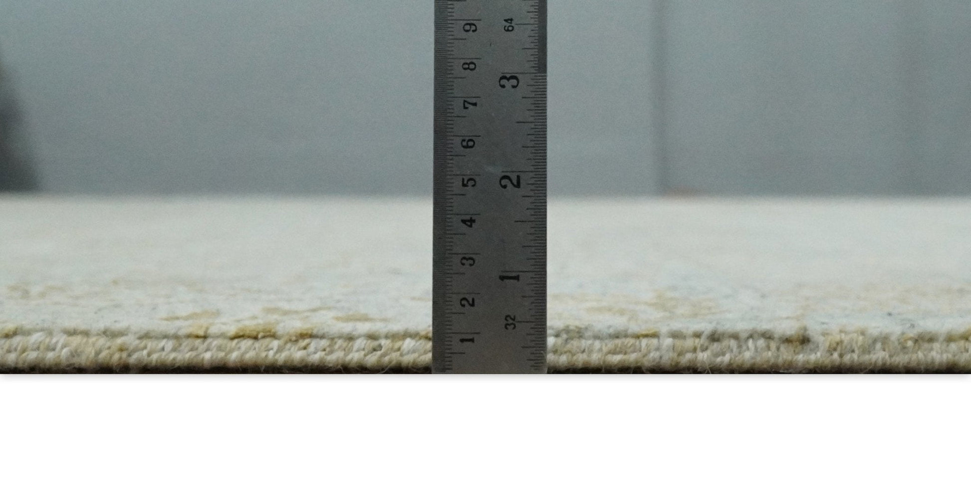 8x10 Fine Hand Knotted Beige and Gold Traditional Vintage Persian Style Antique Silk Rug | AGR21 - Nuvé