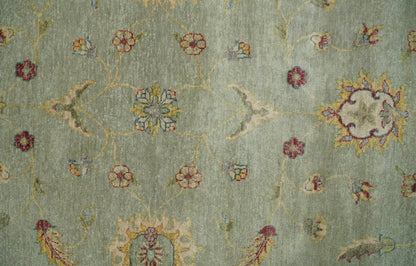 8x10 Fine Hand Knotted Silver and Black Muted Antique Traditional Vintage Persian Wool Rug | AGR45 - Nuvé