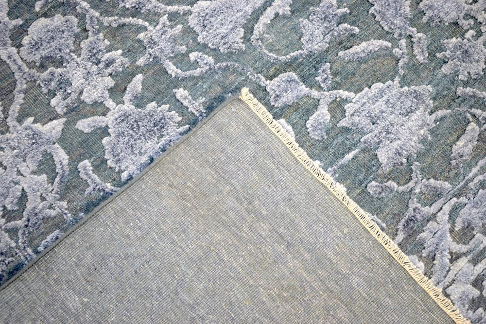 8'x10'  Modern Hand made Hand-spun wool and Handspun Bamboo Silk  Area  Rug  | The Rug Decor | TRD2021810 - Nuvé