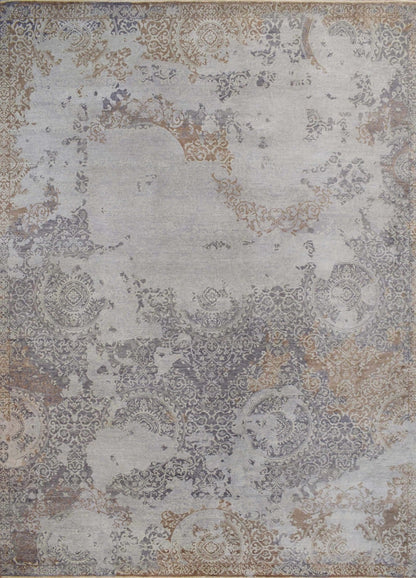 8x10 Rug | Modern Handmade Wool blended viscose Area Rug | TRD1634810 - Nuvé