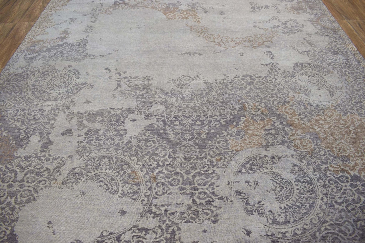 8x10 Rug | Modern Handmade Wool blended viscose Area Rug | TRD1634810 - Nuvé